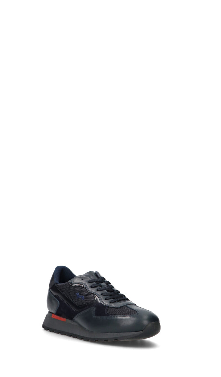 HARMONT&BLAINE Sneaker uomo blu in pelle