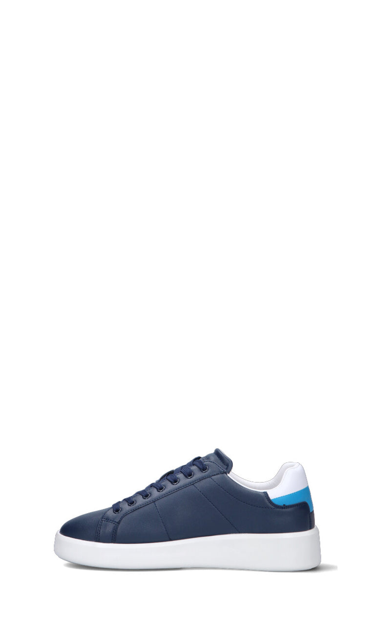 HARMONT&BLAINE Sneaker uomo blu/azzurra/bianca in pelle