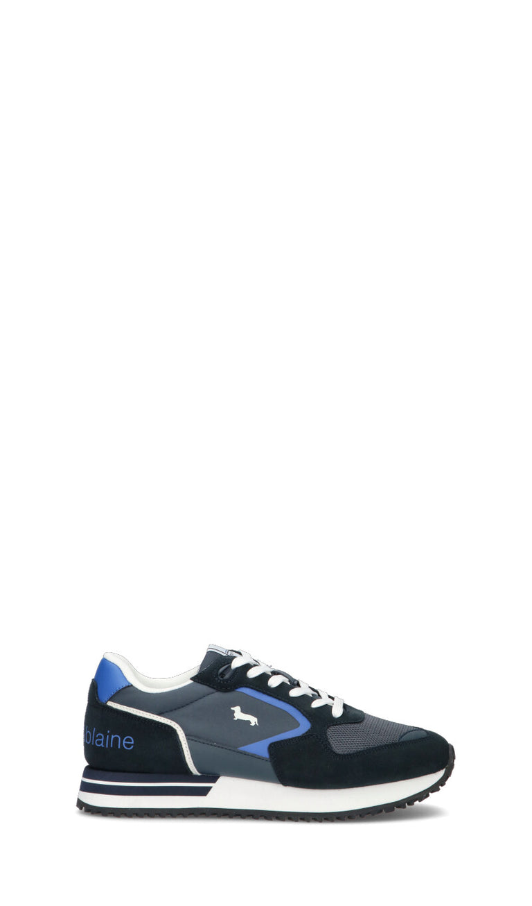 HARMONT&BLAINE Sneaker uomo blu/nera/grigia in suede