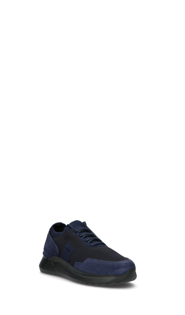 HARMONT&BLAINE Sneaker uomo blu in suede