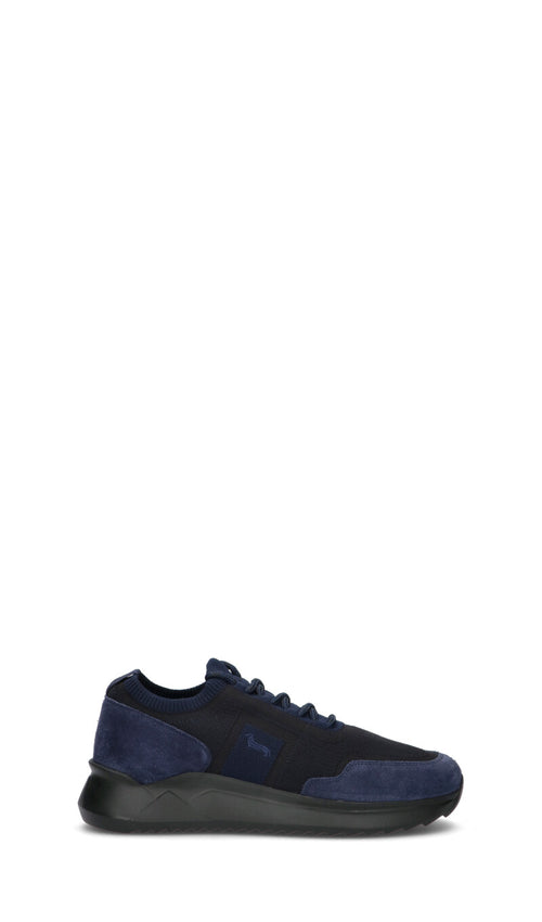 HARMONT&BLAINE Sneaker uomo blu in suede