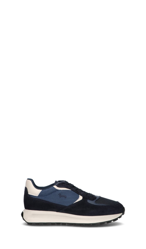 HARMONT&BLAINE Sneaker uomo blu in suede