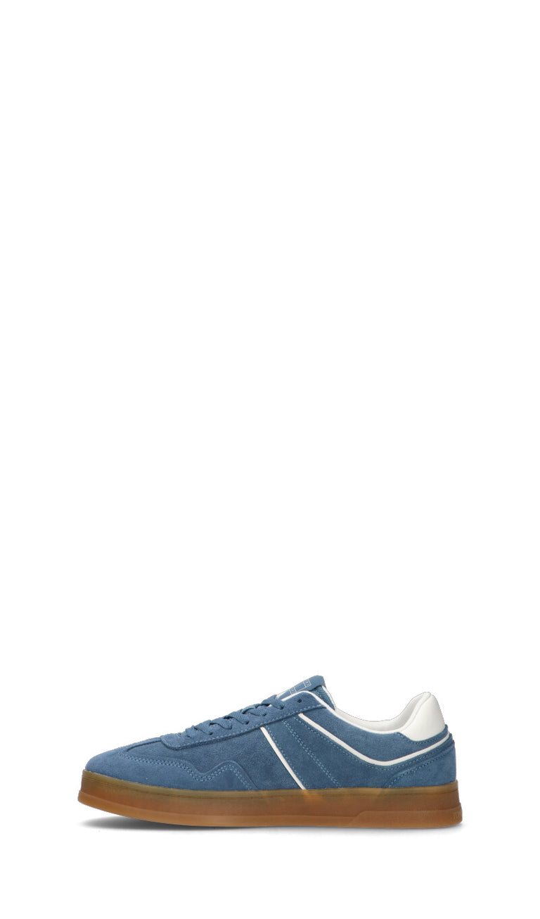 TOMMY HILFIGER JEANS Sneaker uomo azzurra in suede