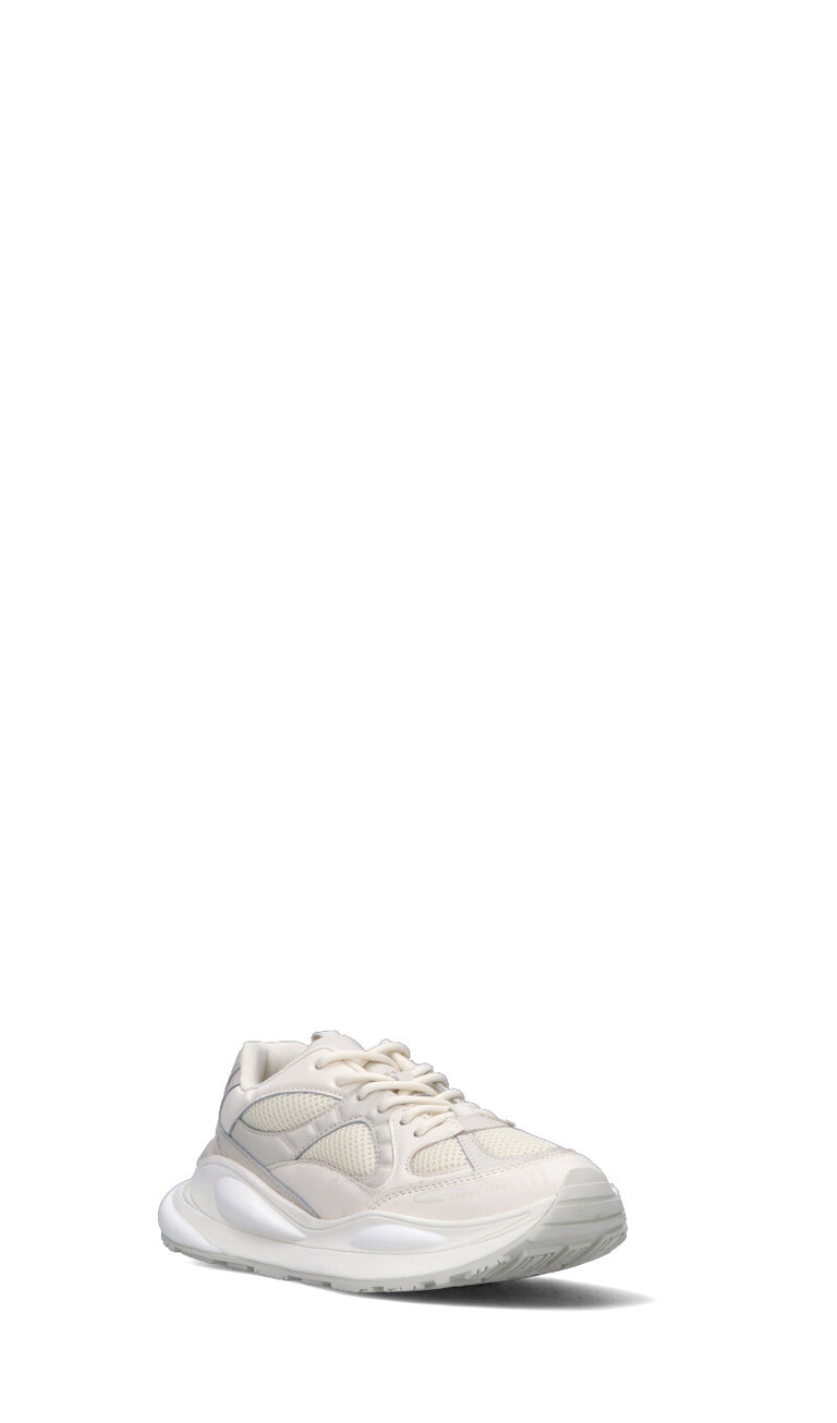 TOMMY HILFIGER JEANS Sneaker donna panna in pelle