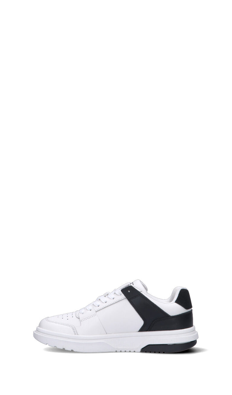 CALVIN KLEIN Sneaker donna bianca/nera in pelle