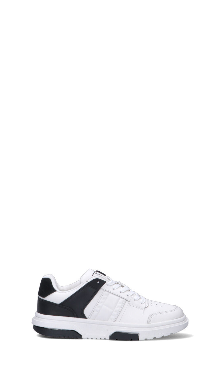 CALVIN KLEIN Sneaker donna bianca/nera in pelle