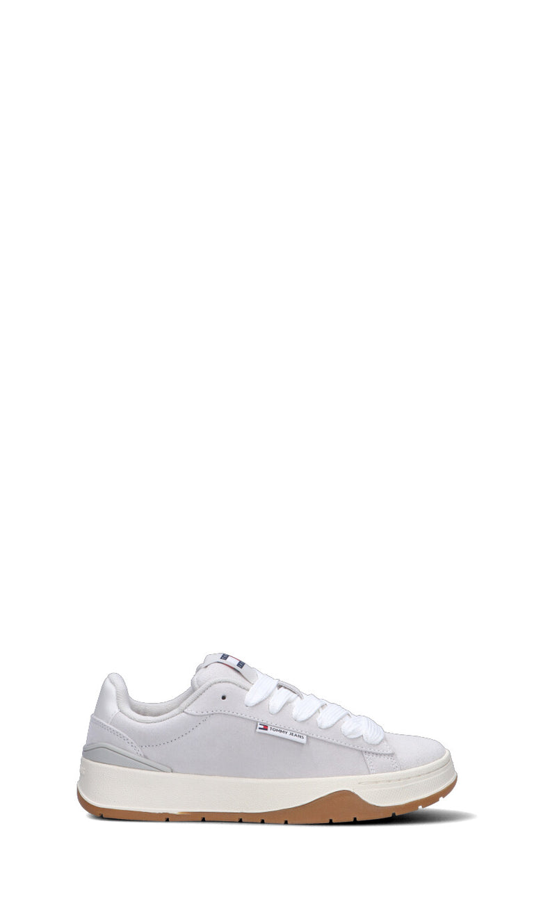 TOMMY HILFIGER JEANS Sneaker donna grigia in suede