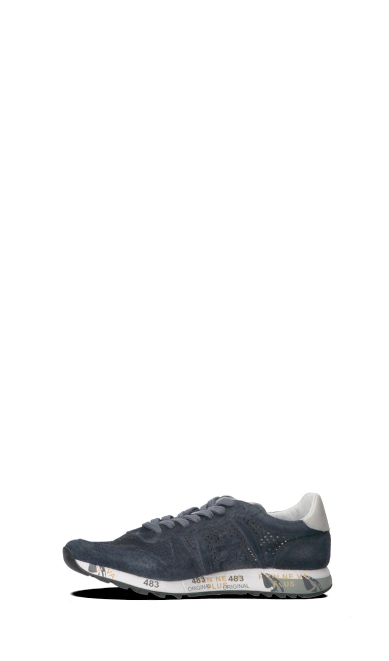 PREMIATA Sneaker uomo blu in suede