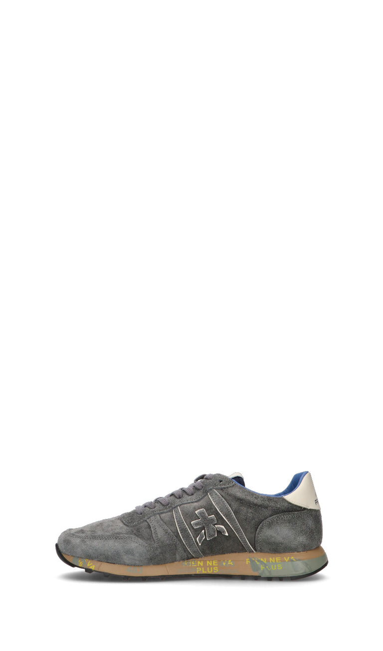 PREMIATA Sneaker uomo grigia in suede