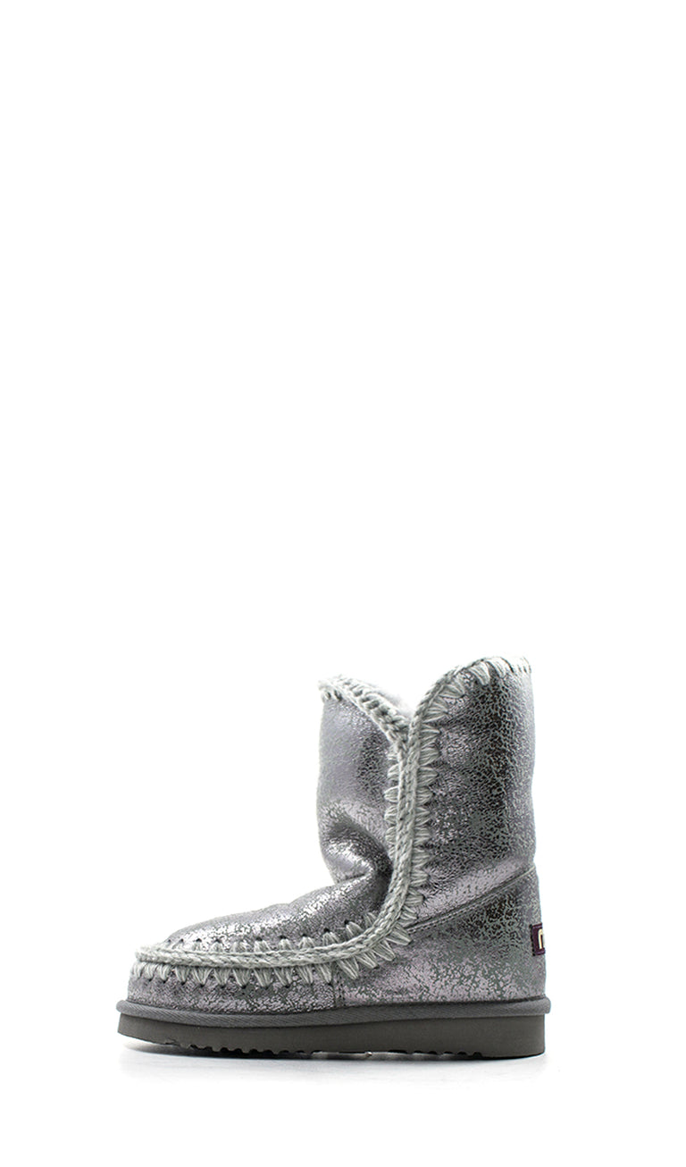 MOU ESKIMO BOOT 24 Stivaletto donna argento in pelle