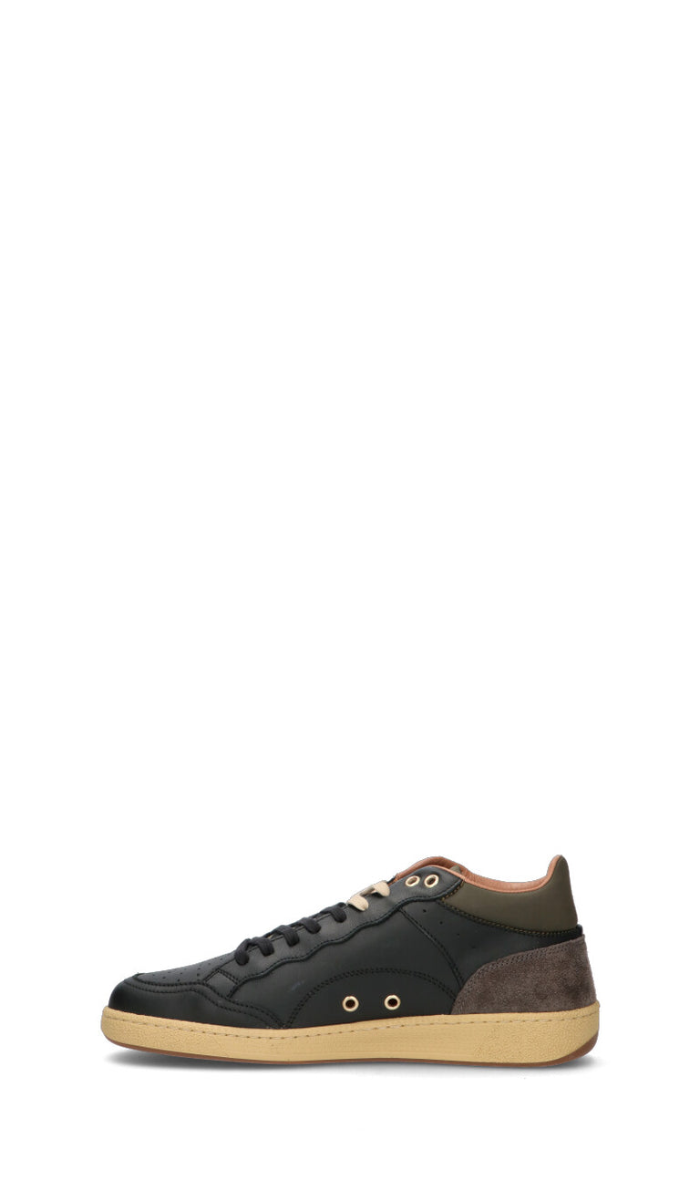 BLAUER Sneaker uomo nera in pelle