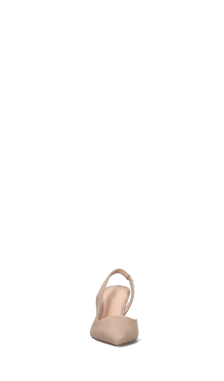 GUESS Slingback donna beige in suede