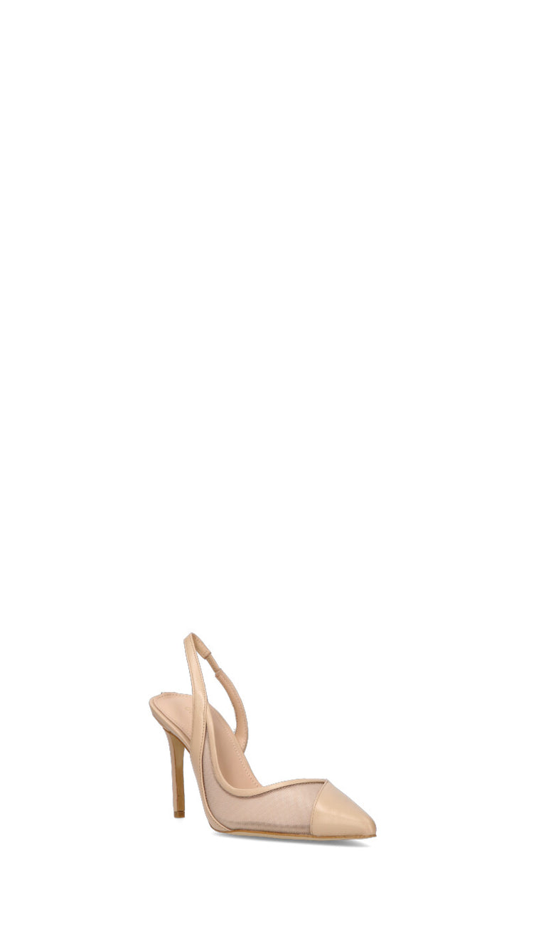 GUESS Slingback donna beige in pelle