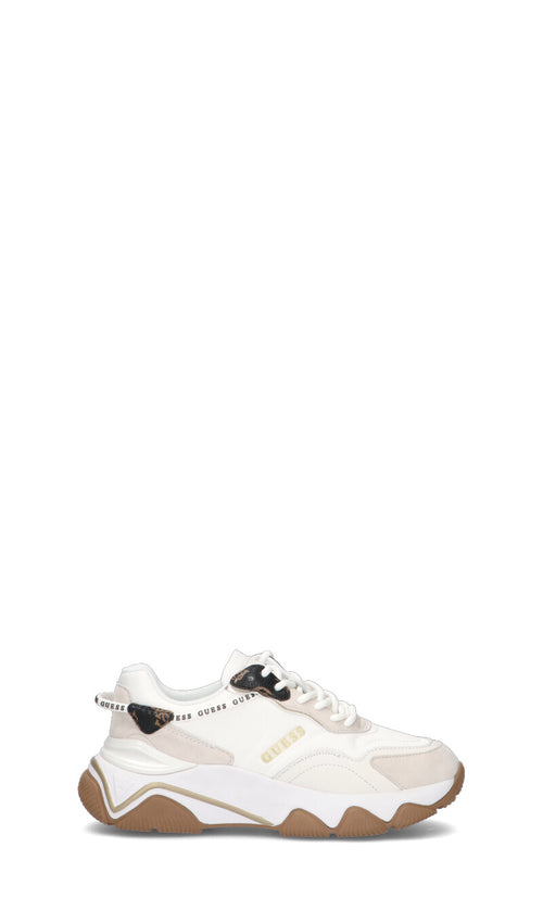 GUESS Sneaker donna bianca, grigia e nera in suede