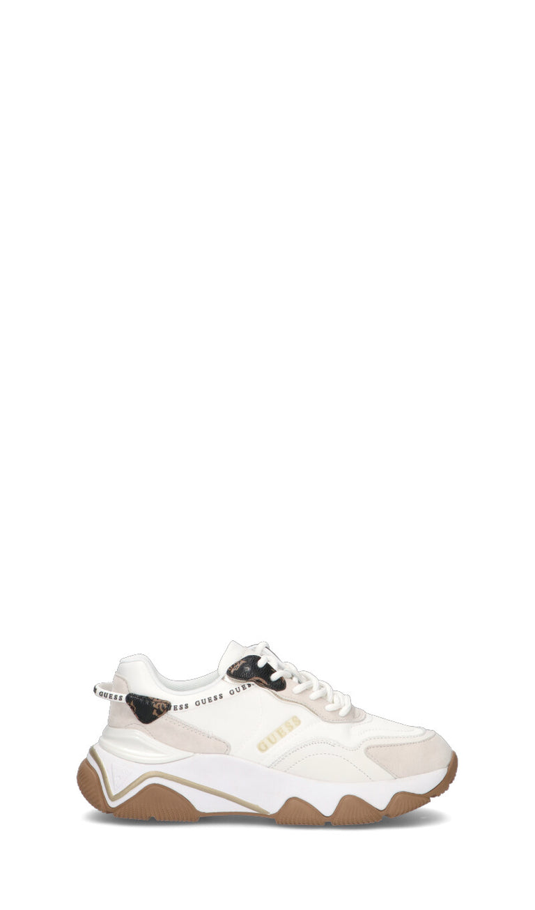 GUESS Sneaker donna bianca, grigia e nera in suede