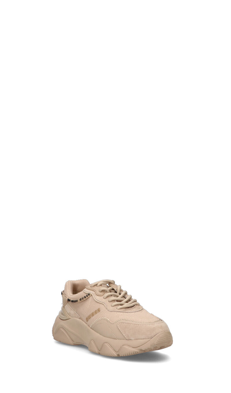 GUESS Sneaker donna nude in pelle