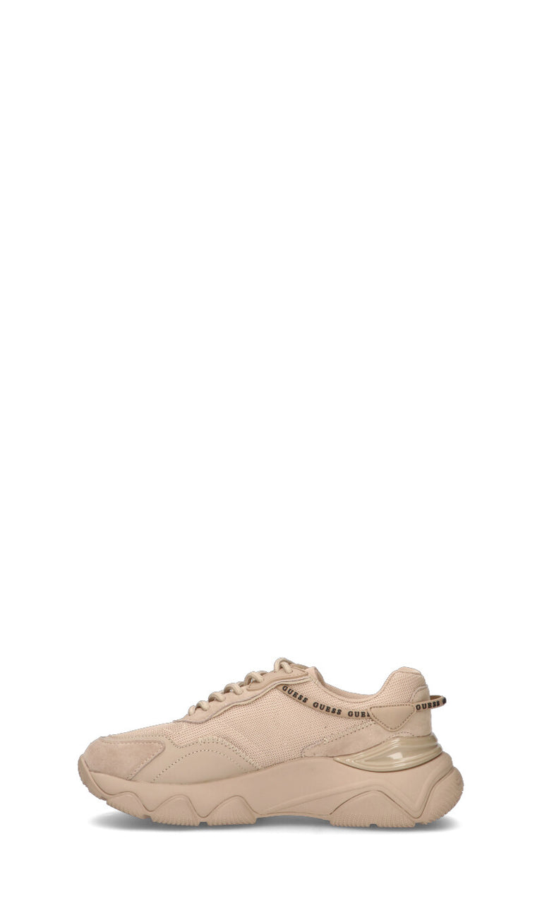 GUESS Sneaker donna nude in pelle