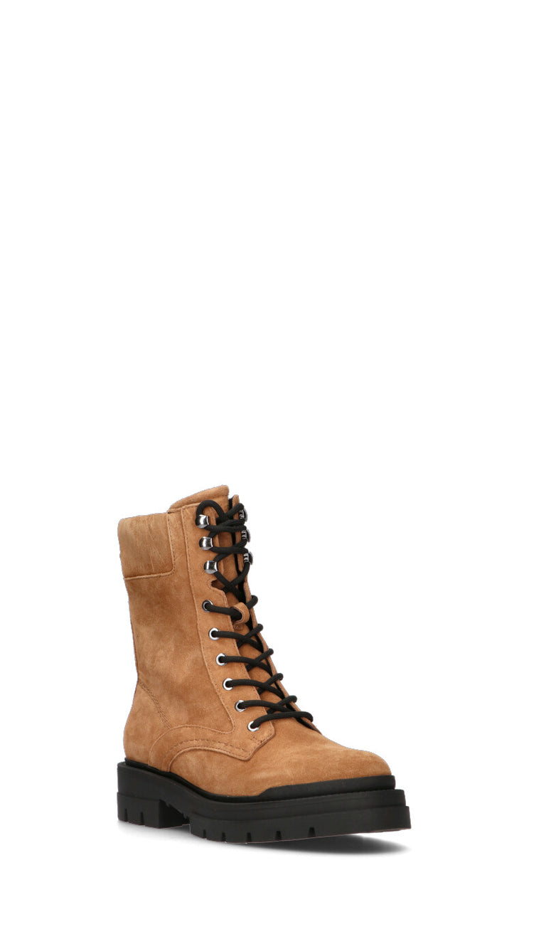 GUESS Anfibio donna marrone in suede