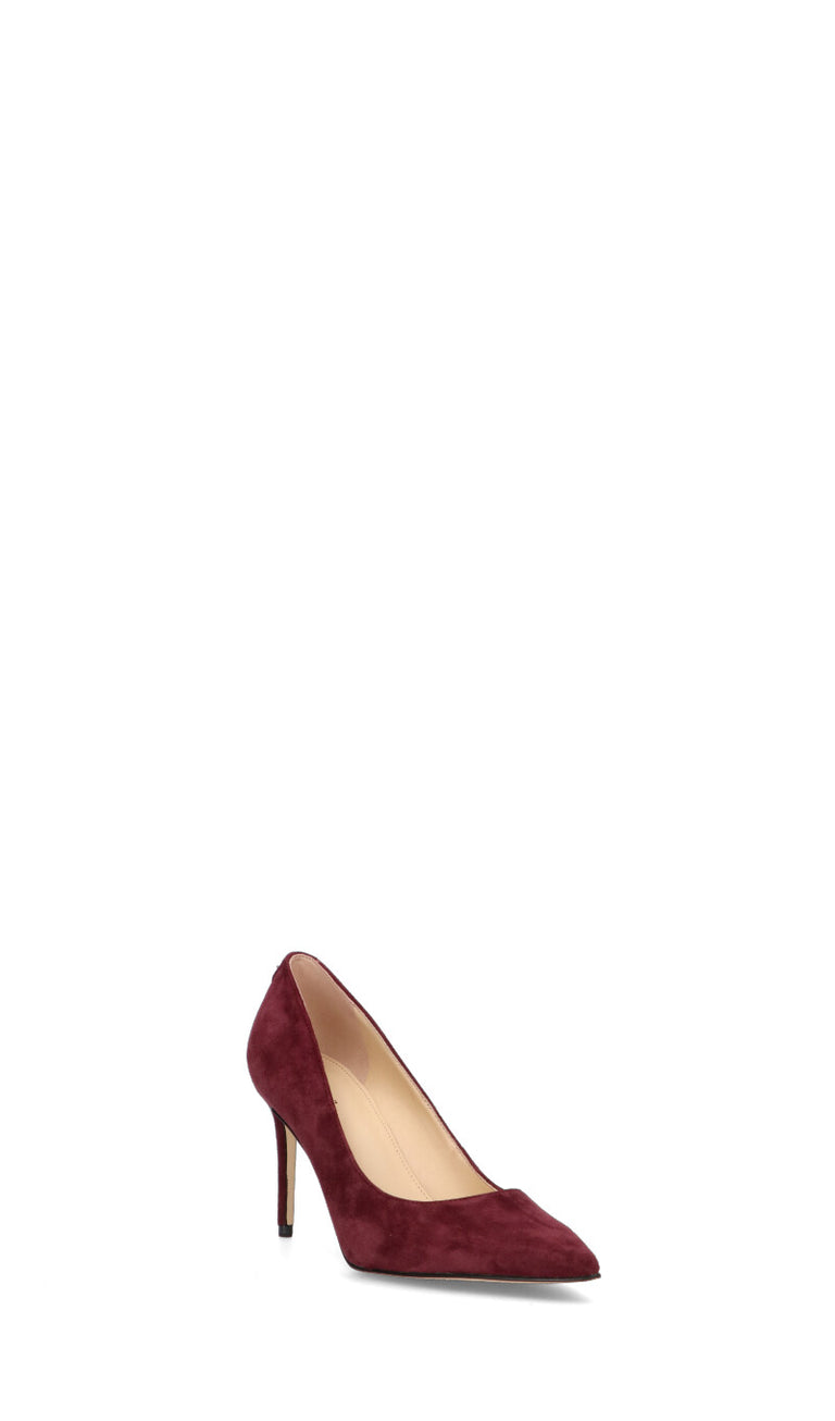 GUESS Decollete donna bordeaux in suede