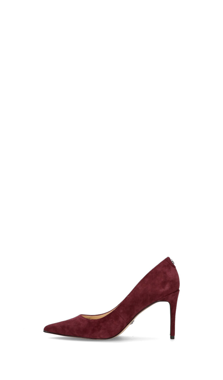 GUESS Decollete donna bordeaux in suede