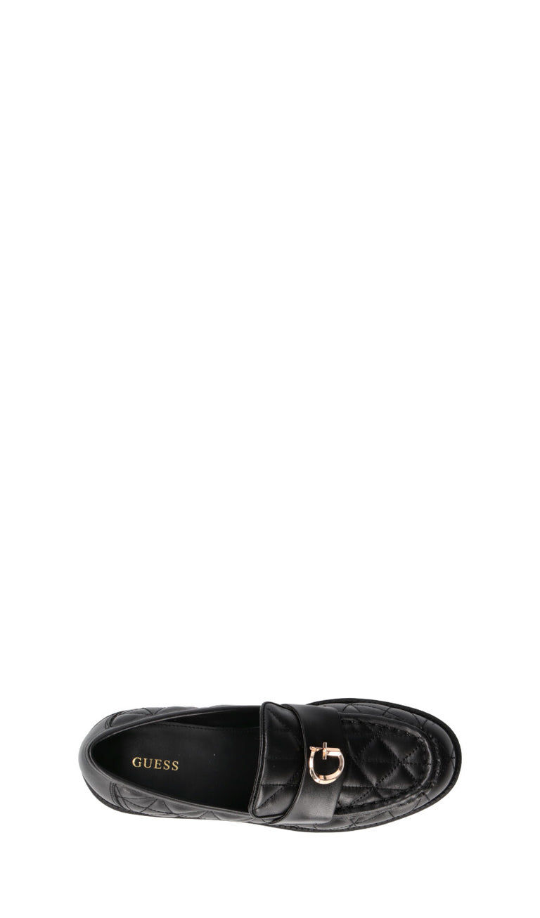 GUESS Mocassino donna nero in pelle