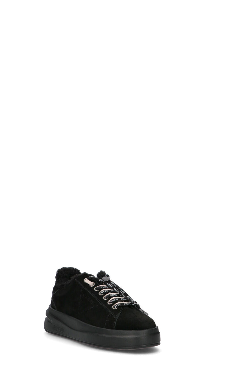 GUESS Sneaker donna nera in suede