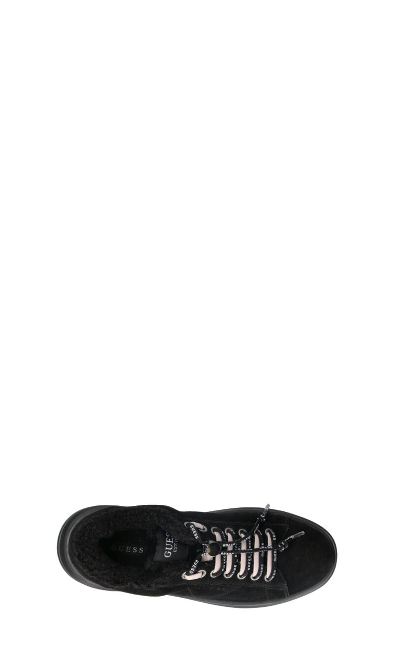 GUESS Sneaker donna nera in suede