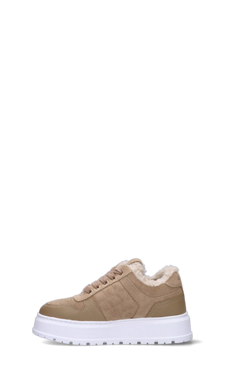 GUESS Sneaker donna beige in suede