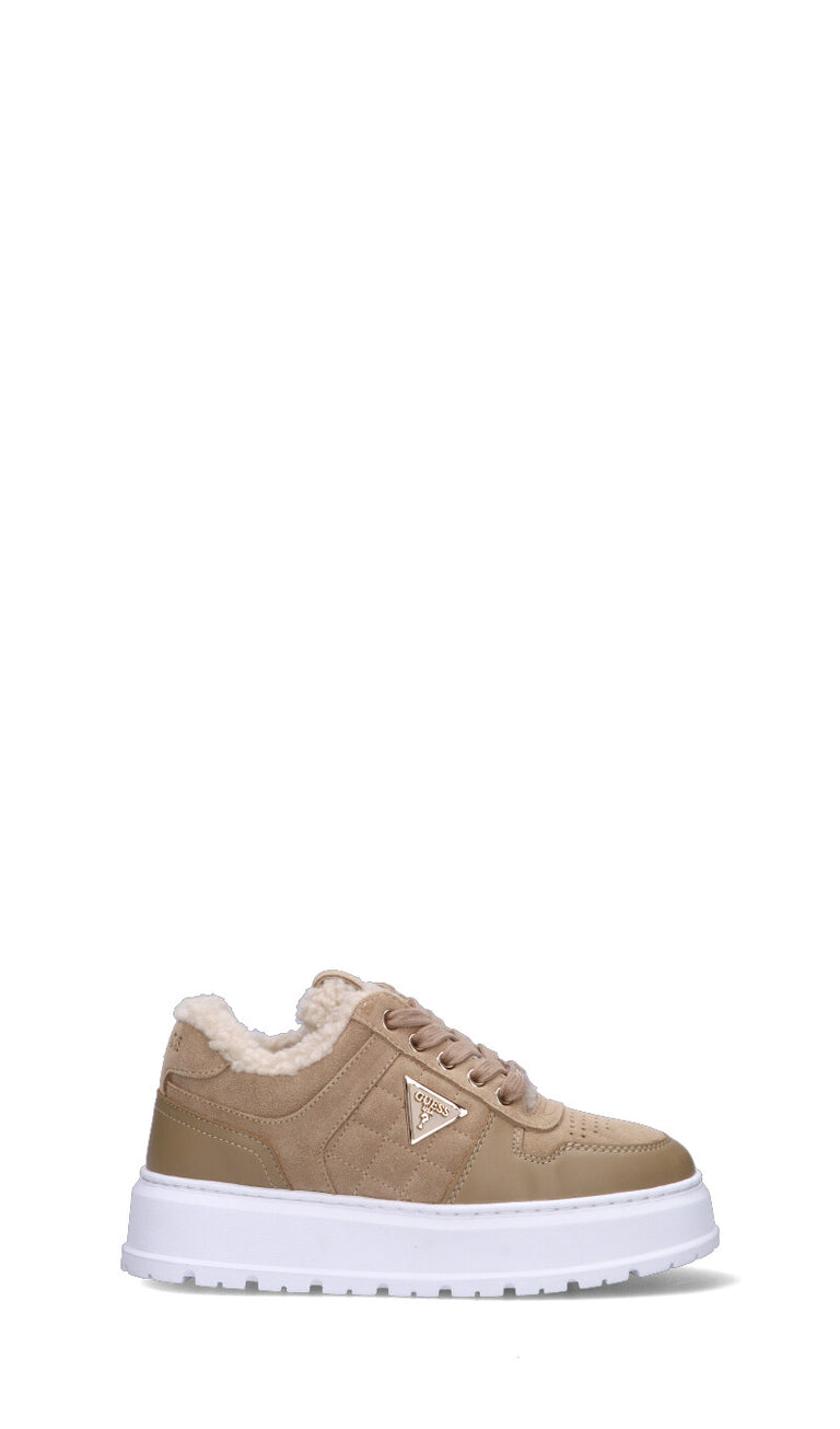 GUESS Sneaker donna beige in suede