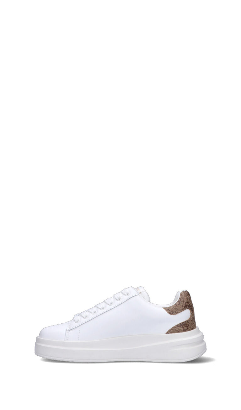 GUESS Sneaker donna bianca/beige in pelle