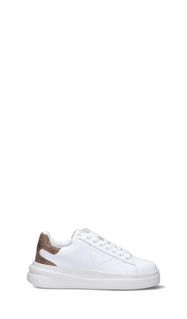 GUESS Sneaker donna bianca/beige in pelle