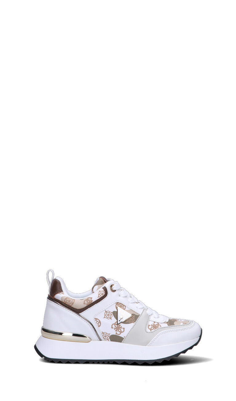 GUESS Sneaker donna bianca e marrone