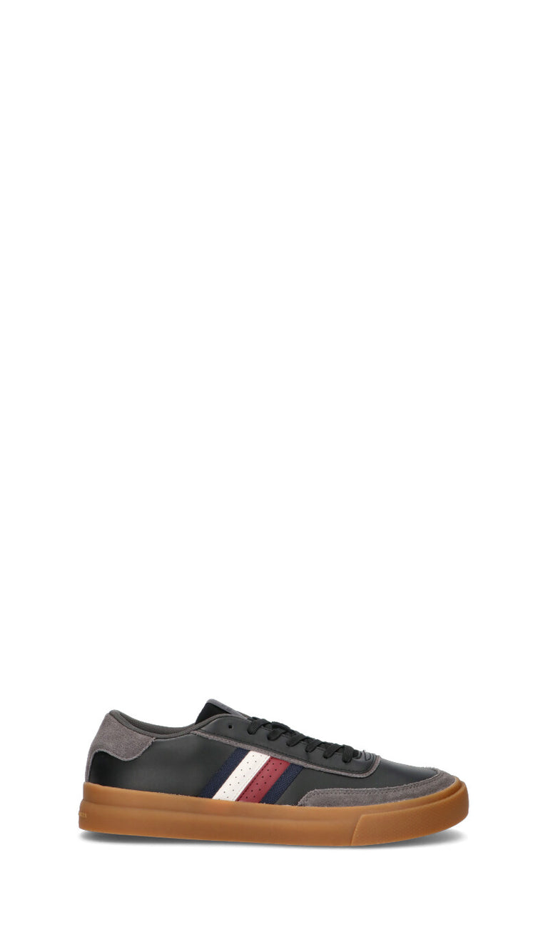 TOMMY HILFIGER Sneaker uomo nera in pelle