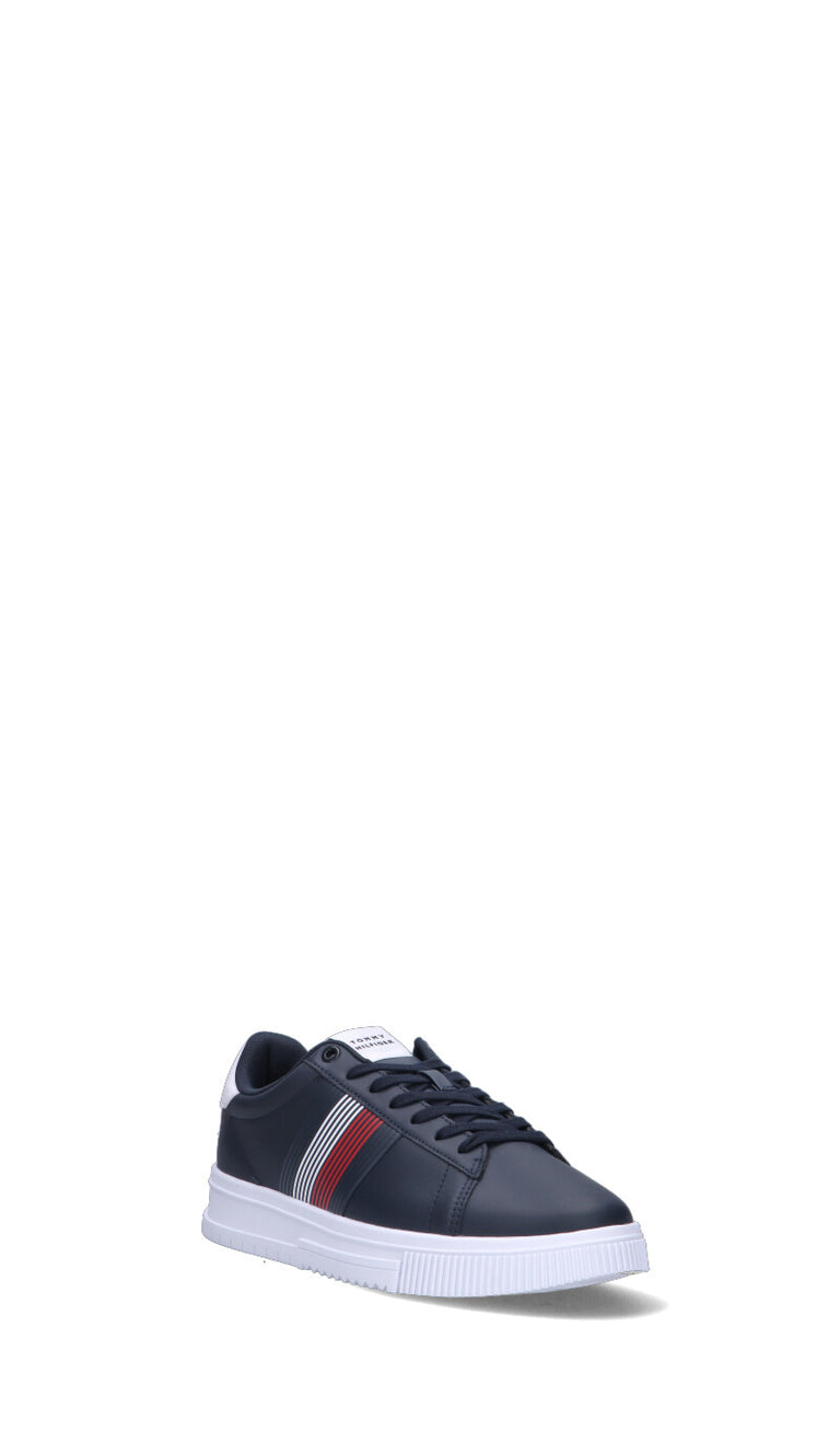 TOMMY HILFIGER Sneaker uomo blu in pelle