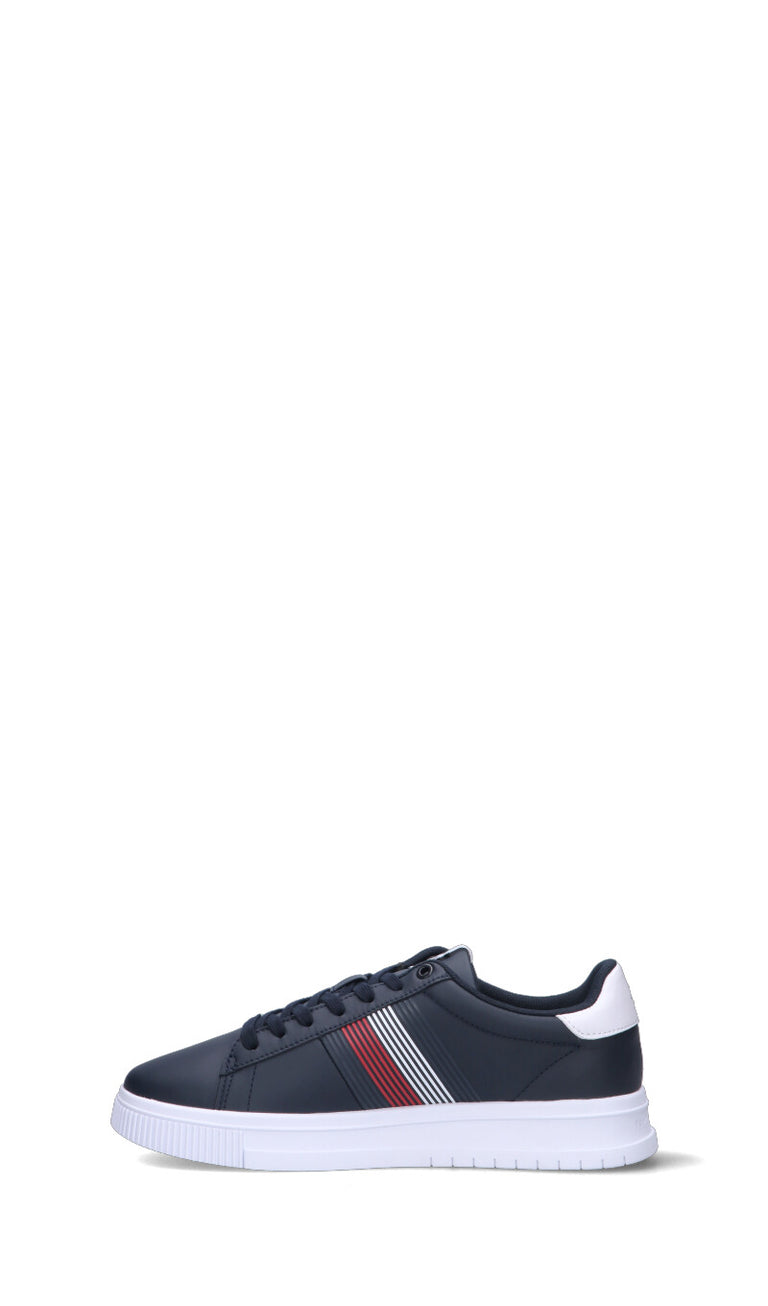 TOMMY HILFIGER Sneaker uomo blu in pelle