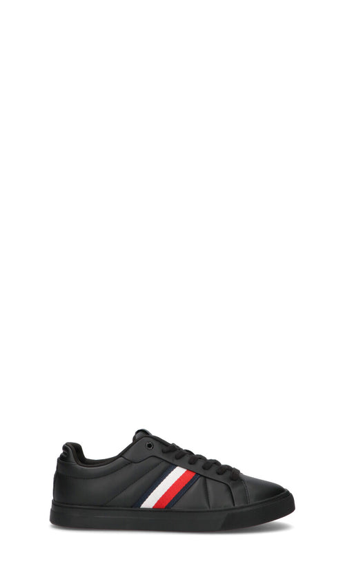 TOMMY HILFIGER Sneaker uomo nera in pelle