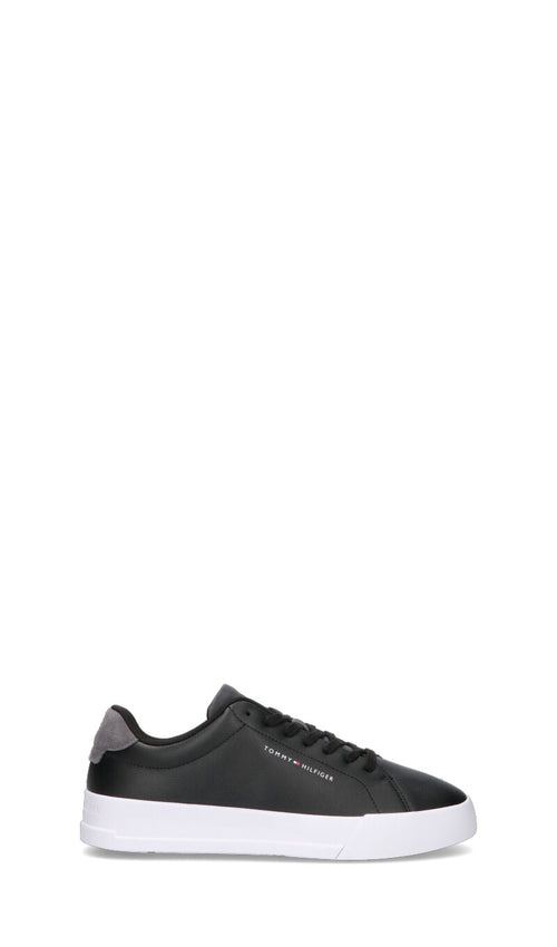 TOMMY HILFIGER Sneaker uomo nera in pelle