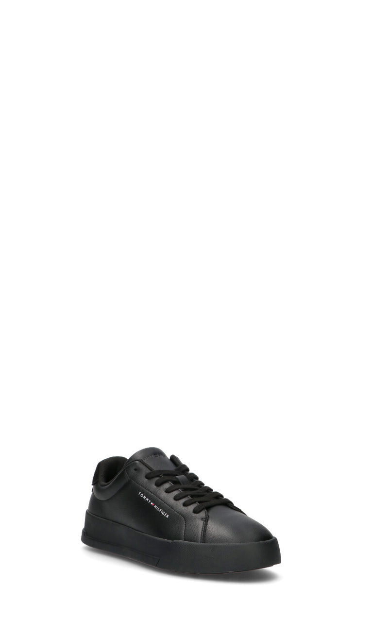 TOMMY HILFIGER Sneaker uomo nera in pelle