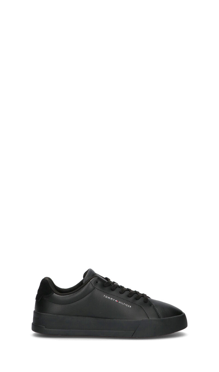 TOMMY HILFIGER Sneaker uomo nera in pelle