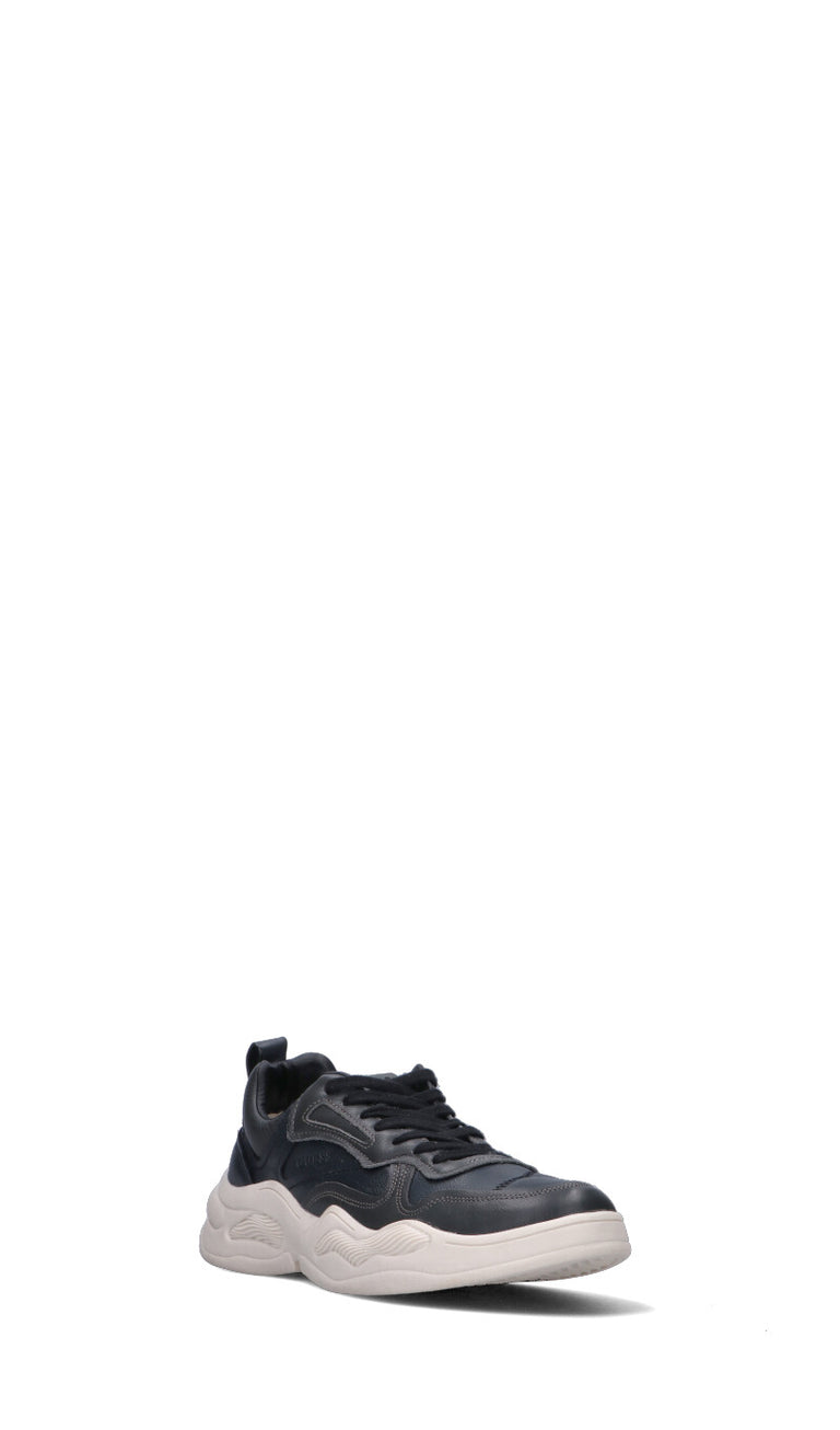 GUESS Sneaker uomo nera in suede