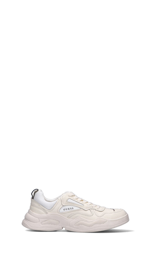 GUESS Sneaker uomo bianca in pelle