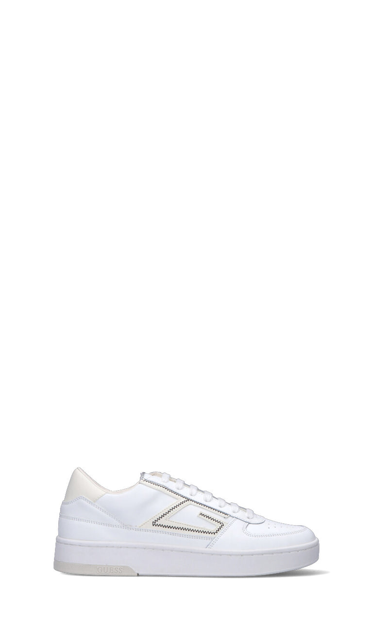 GUESS Sneaker uomo bianca in pelle