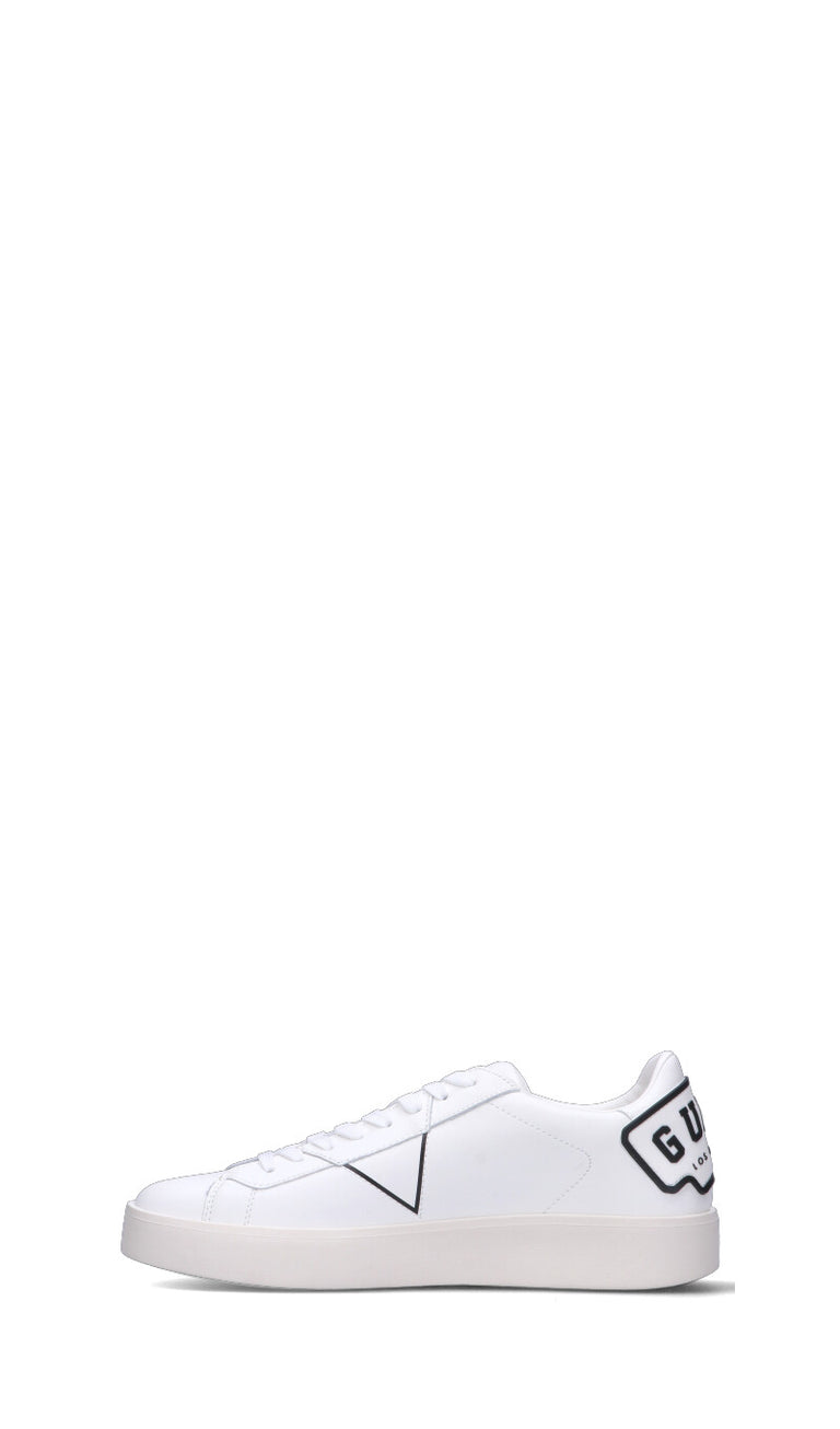 GUESS Sneaker uomo bianca in pelle