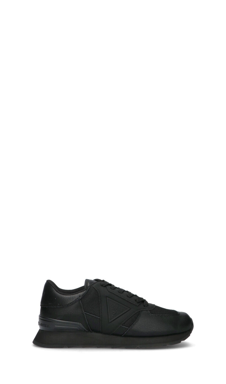 GUESS Sneaker uomo nera in pelle