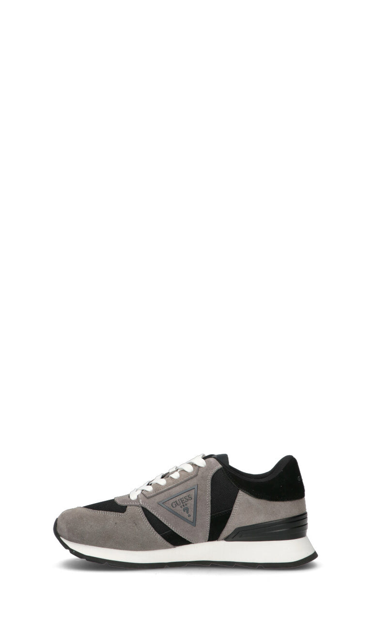 GUESS Sneaker uomo grigia/nera in suede