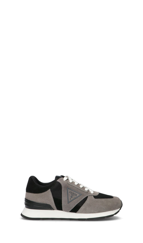 GUESS Sneaker uomo grigia/nera in suede