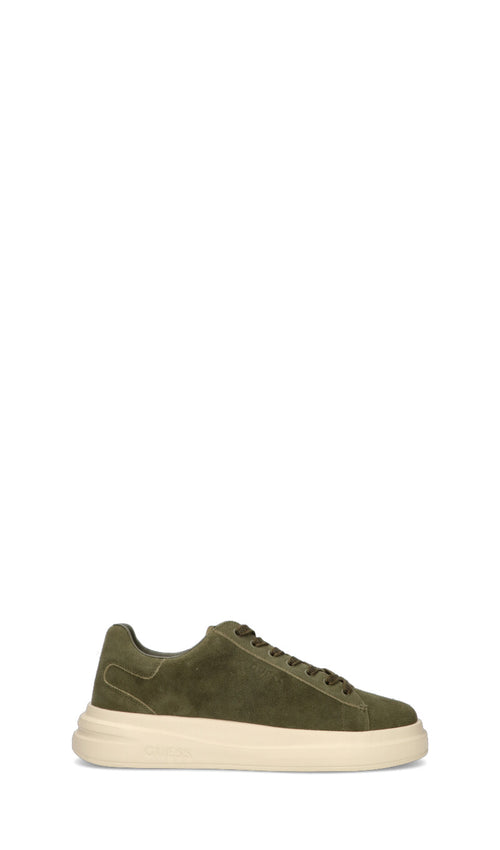 GUESS Sneaker uomo verde in suede