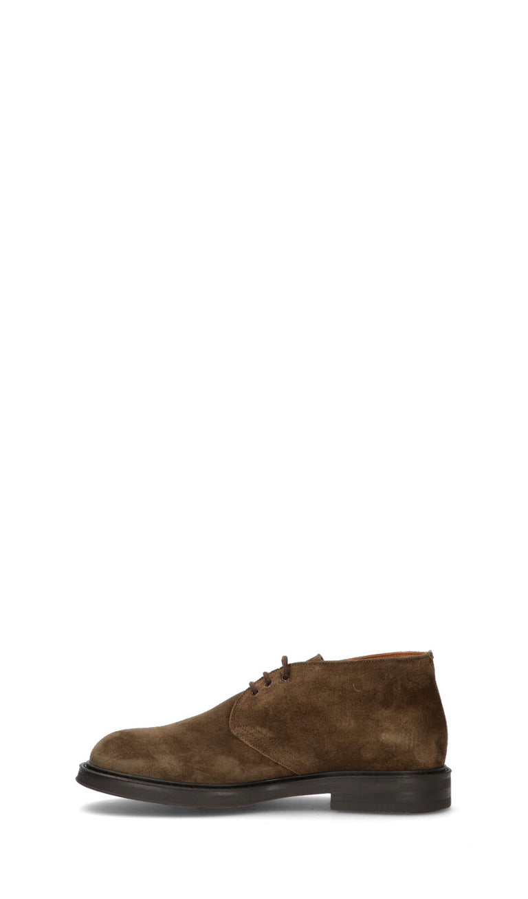 LORENZO TERRA Sneaker uomo marrone in suede