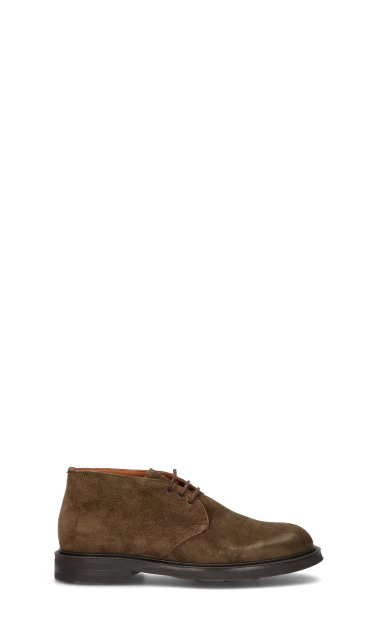 LORENZO TERRA Sneaker uomo marrone in suede