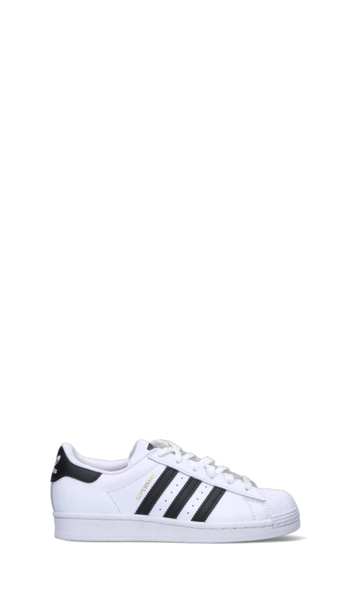 ADIDAS ORIGINAL SUPERSTAR J Sneaker ragazzo bianca in pelle